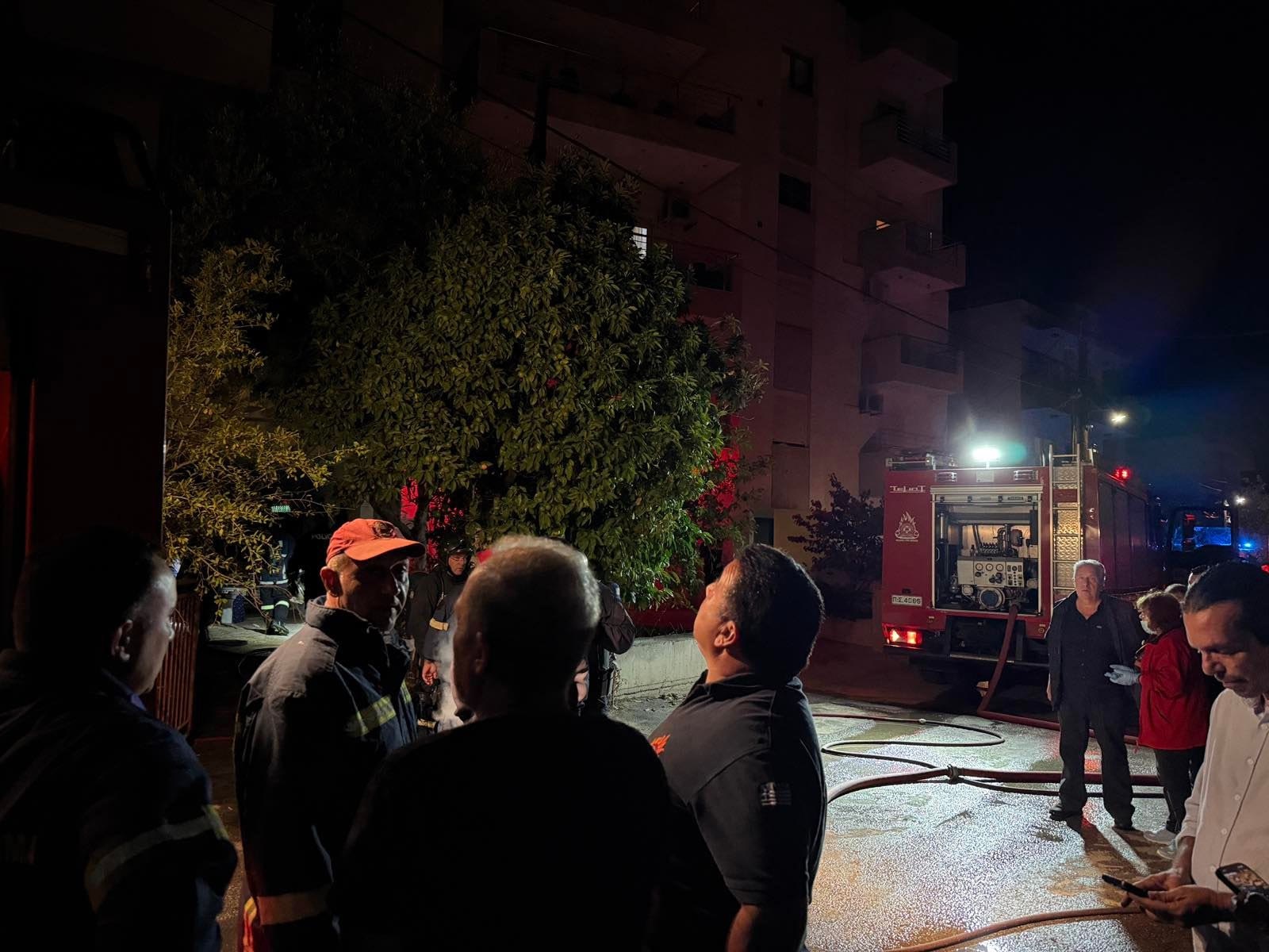 Ηράκλειο, φωτιά, νεκροί