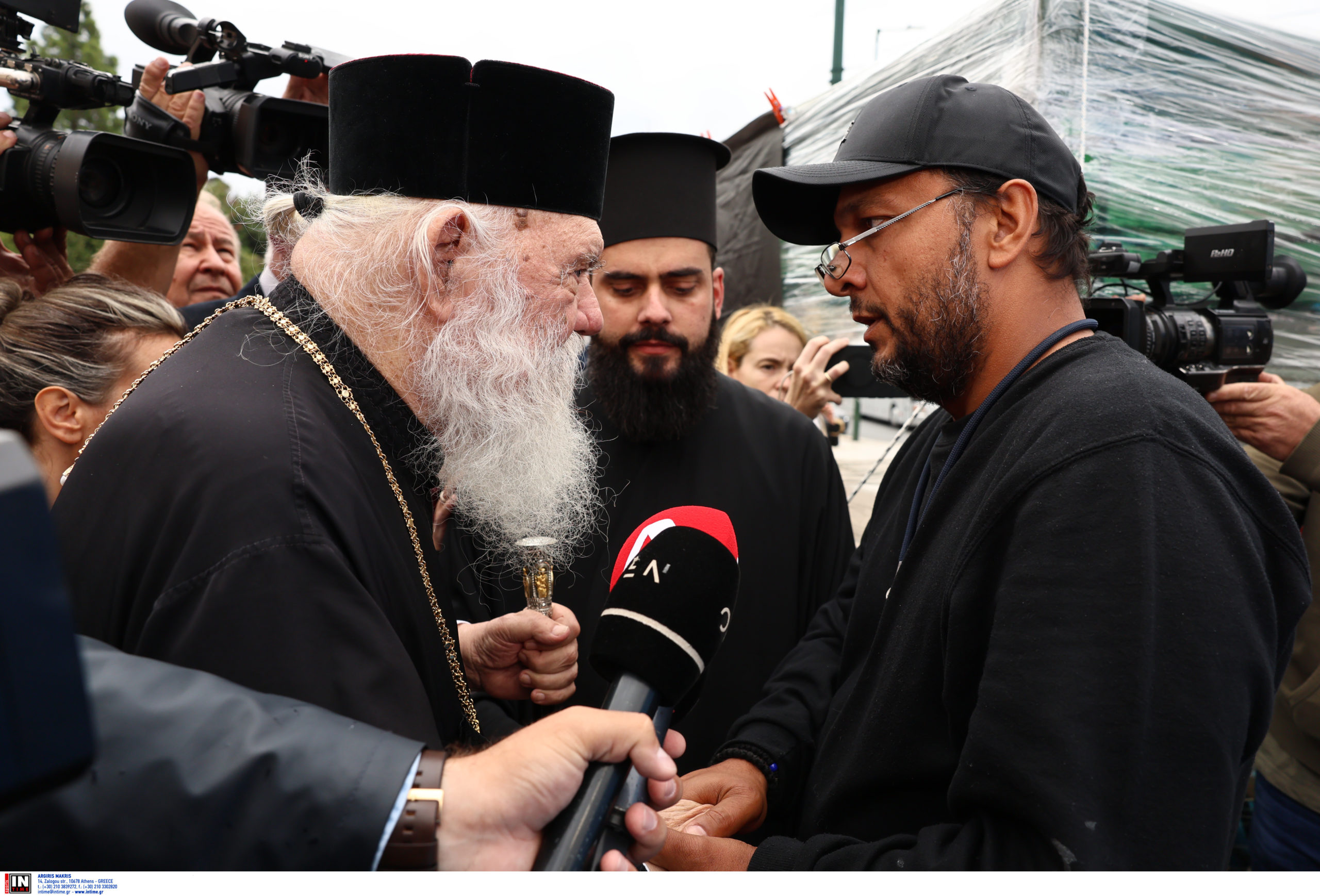 Ο Αρχιεπίσκοπος Ιερώνυμος επισκέφτηκε τον Πάνο Ρούτσι