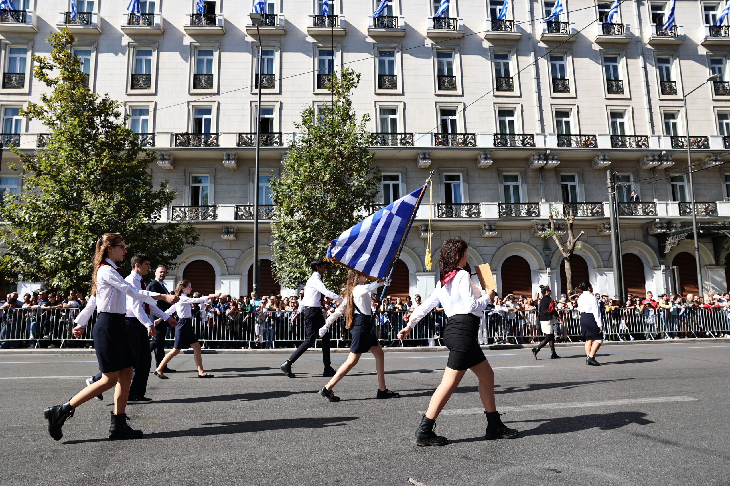 μαθητική παρέλαση στην Αθήνα
