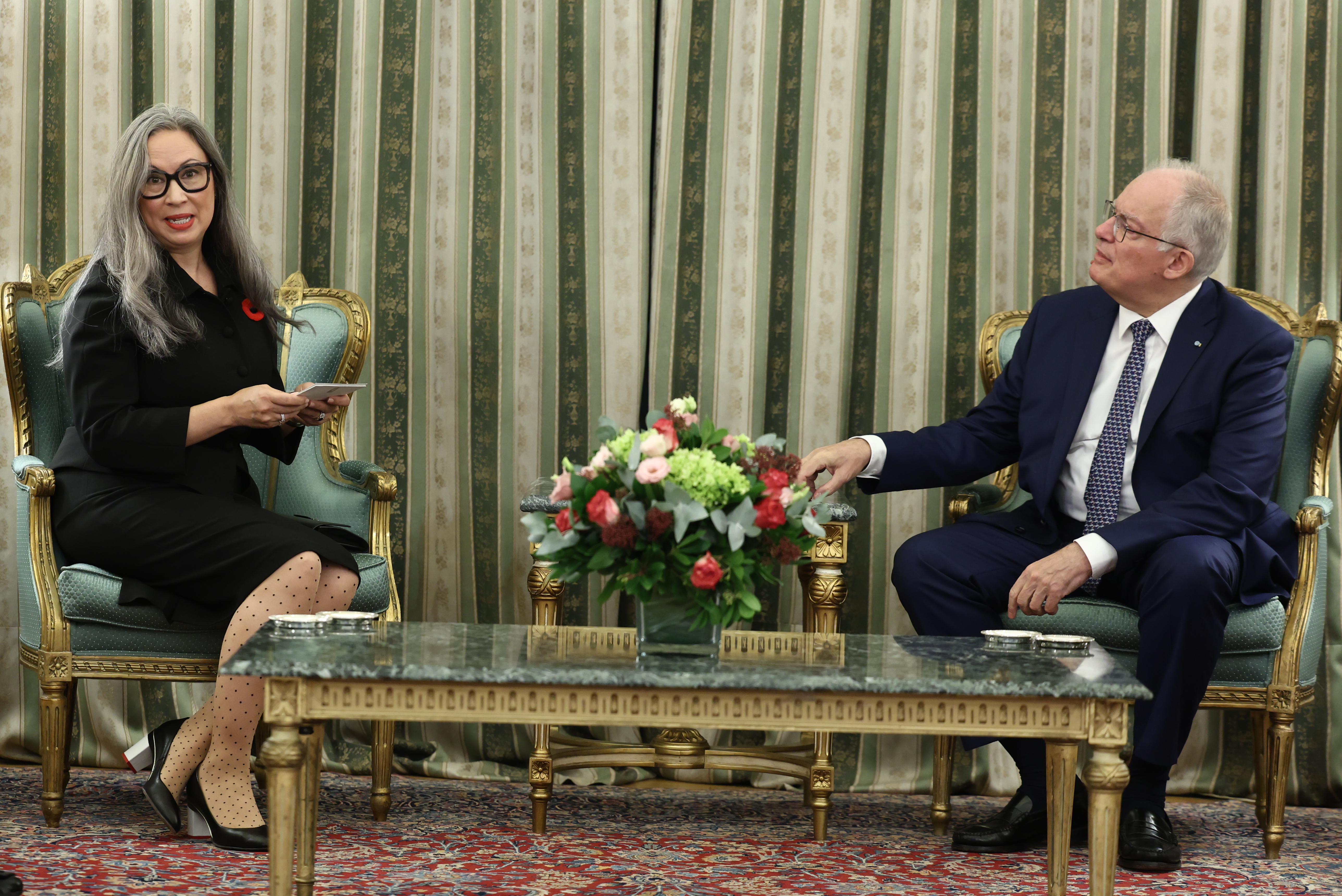 Στο Προεδρικό Μέγαρο η Κίμπερλι Γκίλφοϊλ για τα διαπιστευτήριά της στον ΠτΔ-6