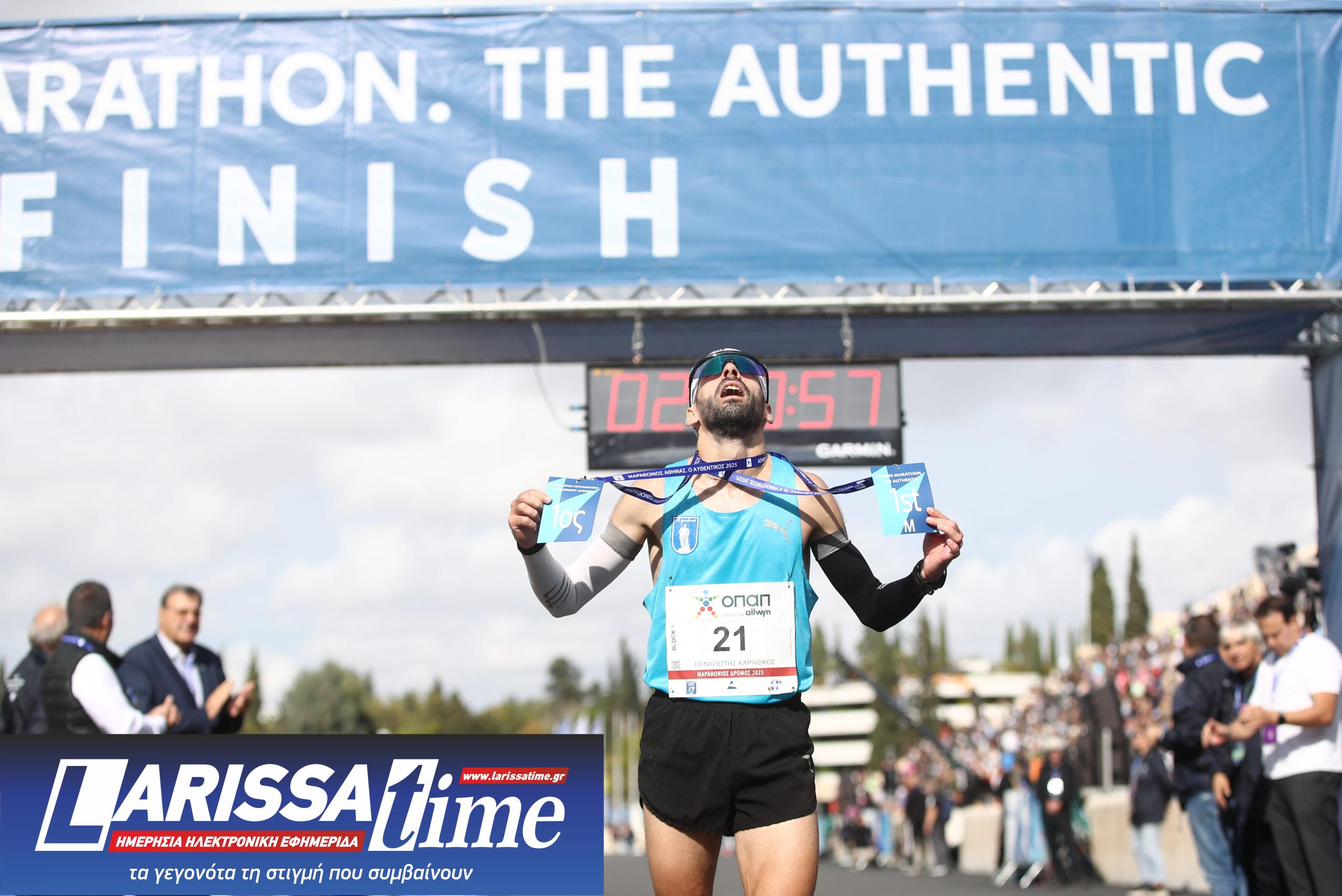 42ος Αυθεντικός Μαραθώνιος: Ο Παναγιώτης Καραΐσκος τερμάτισε πρώτος στο Καλλιμάρμαρο