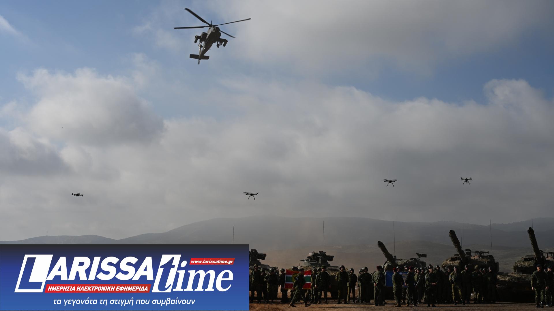 «Αίσιος Οιωνός – 25»: Εντυπωσιακές εικόνες από την άσκηση με drones και anti-drone συστήματα-6