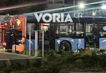 Θεσσαλονίκη: Φωτιά σε λεωφορείο του ΟΑΣΘ