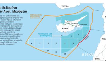 ΑΟΖ: Οπλο για Λευκωσία η συμφωνία με Λίβανο