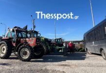 Θεσσαλονίκη: Φραγμός της ΕΛ.ΑΣ. στους αγρότες των Μαλγάρων