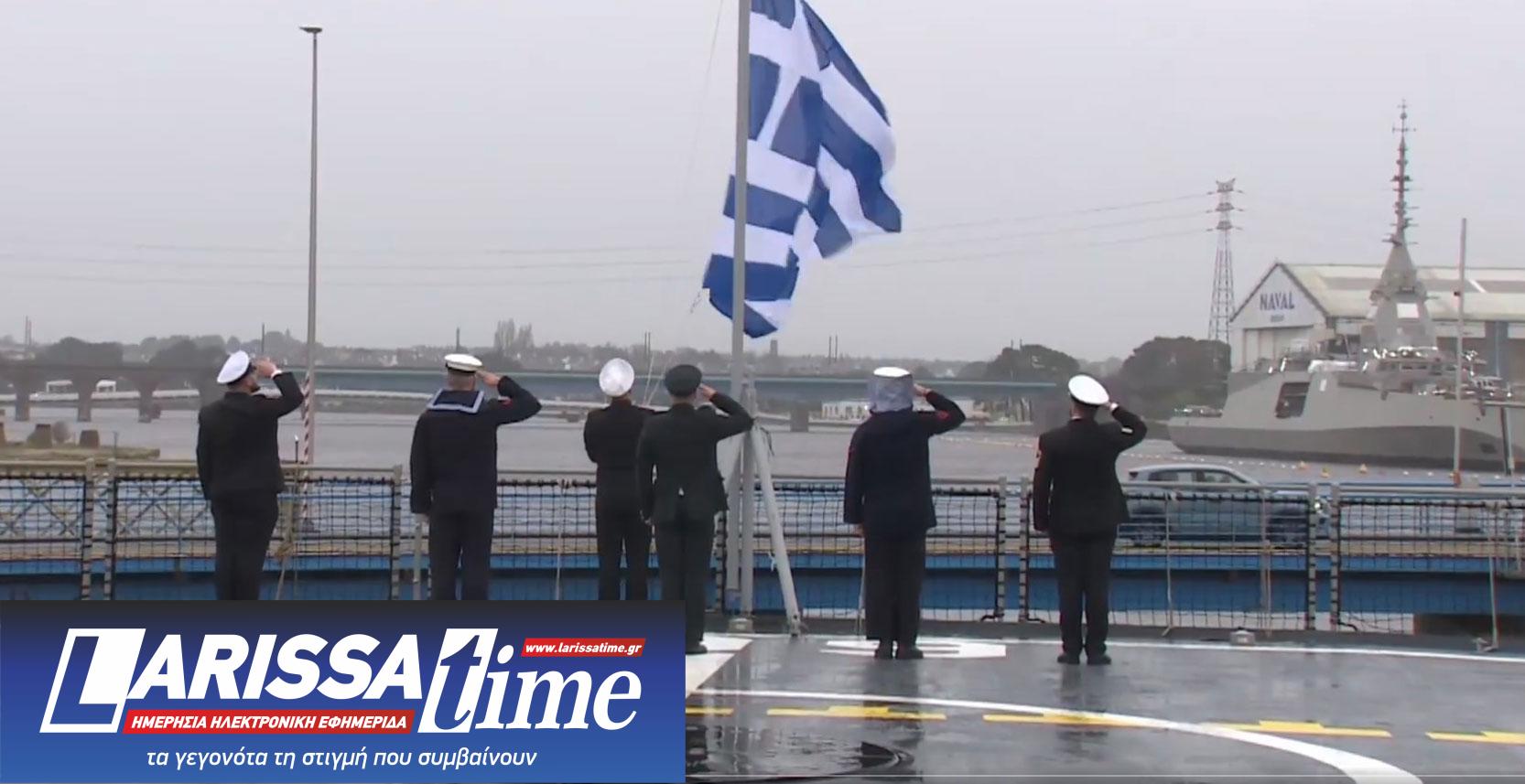 Ποιοτικό άλμα για το Πολεμικό Ναυτικό: H ελληνική σημαία υψώθηκε στον «Κίμωνα» – Τα επόμενα βήματα-2