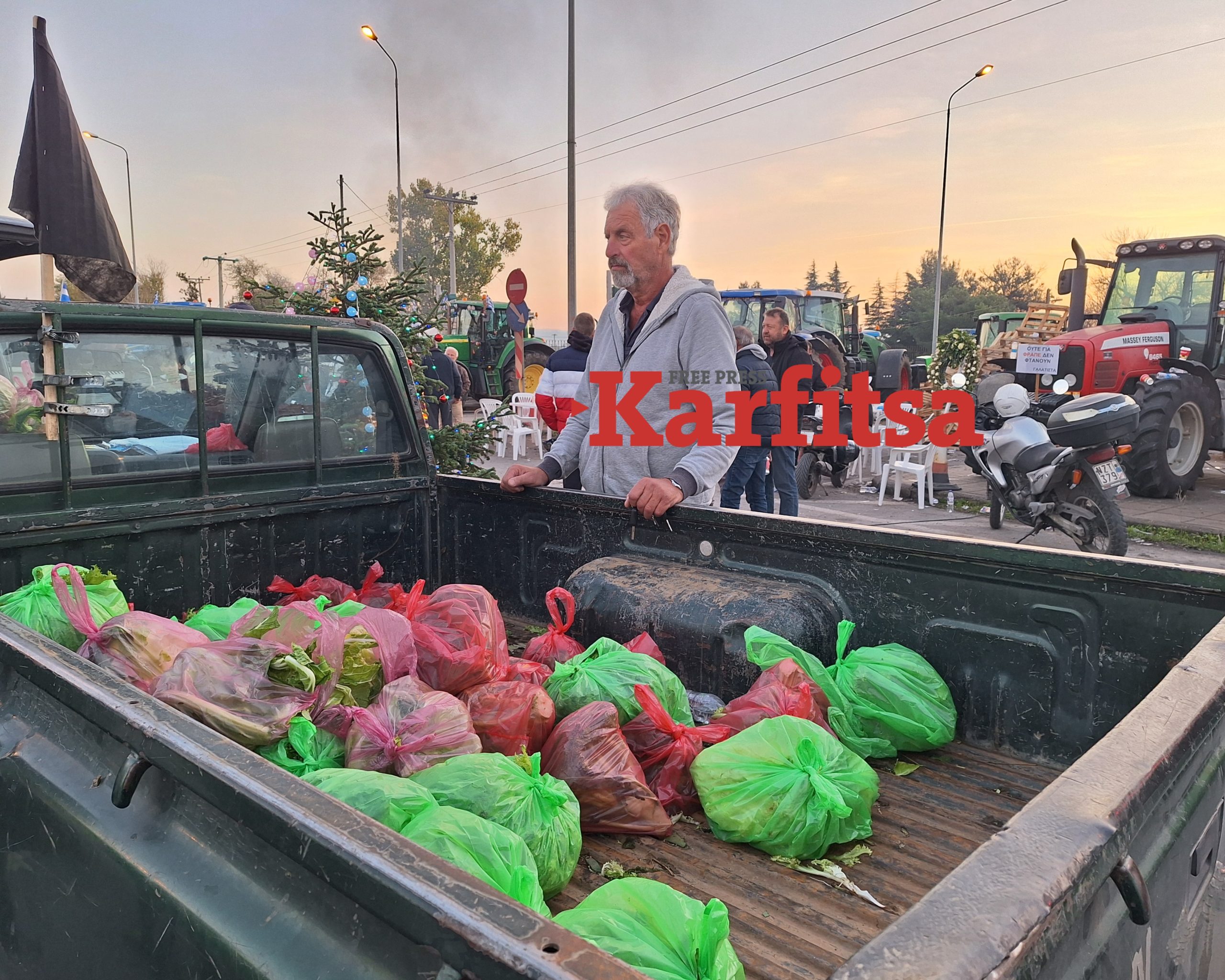 Θεσσαλονίκη, Πράσινα Φανάρια, Αγρότες, Λαχανικά