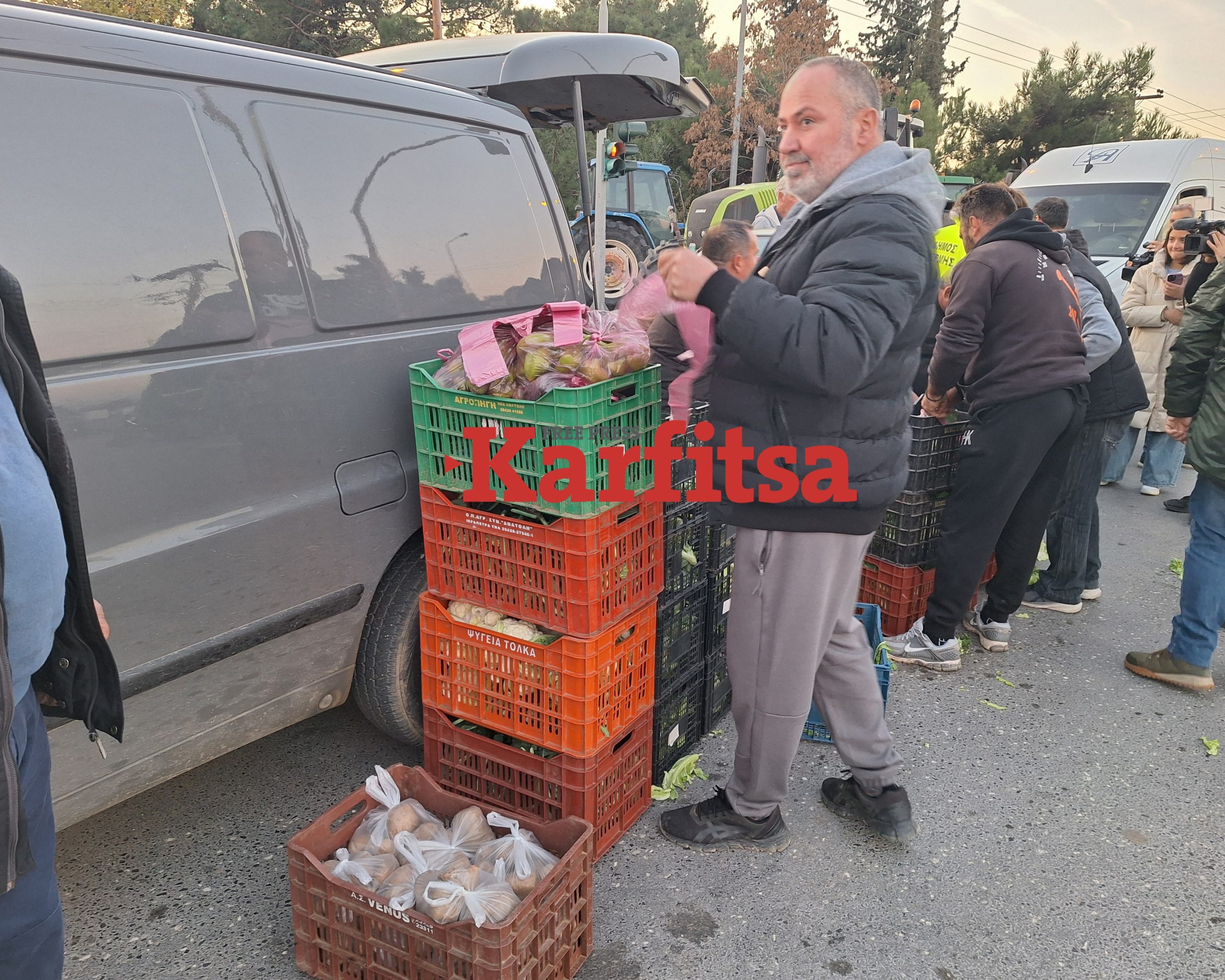 Θεσσαλονίκη, Πράσινα Φανάρια, Αγρότες, Λαχανικά