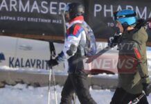 Στο Χιονοδρομικό Κέντρο Καλαβρύτων ο Πρωθυπουργός