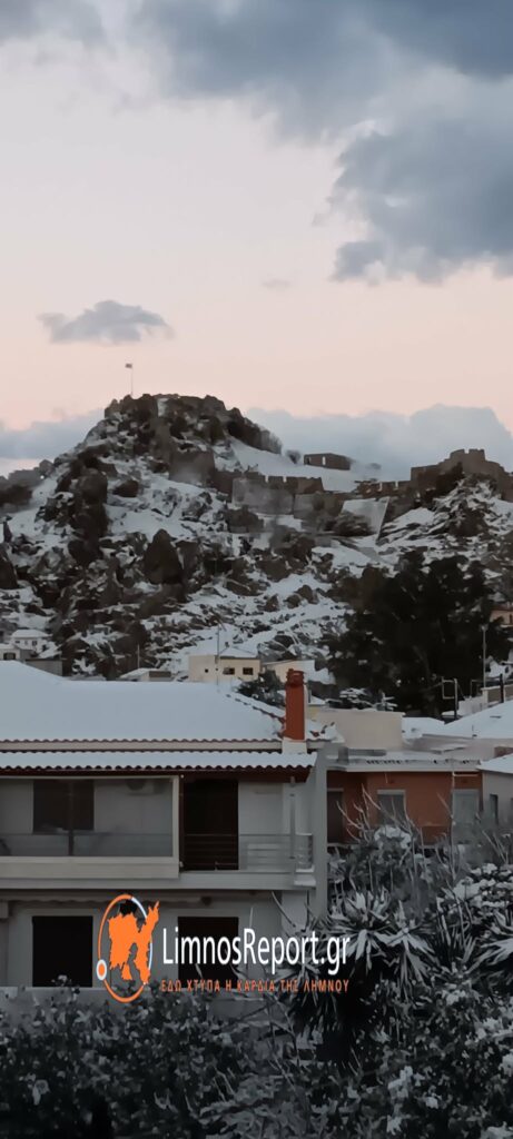 Λήμνος- χιόνια