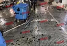 Αλεξανδρούπολη: Τζάμι έπεσε από πολυκατάστημα λόγω των ισχυρών ανέμων – Ζημιές και σε αυτοκίνητα