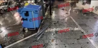 Αλεξανδρούπολη: Τζάμι έπεσε από πολυκατάστημα λόγω των ισχυρών ανέμων – Ζημιές και σε αυτοκίνητα