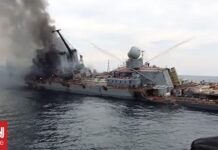 Ρωσικό δικαστήριο παραδέχθηκε ότι η Ουκρανία βύθισε την ναυαρχίδα του στόλου Μαύρης Θάλασσας