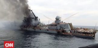 Ρωσικό δικαστήριο παραδέχθηκε ότι η Ουκρανία βύθισε την ναυαρχίδα του στόλου Μαύρης Θάλασσας