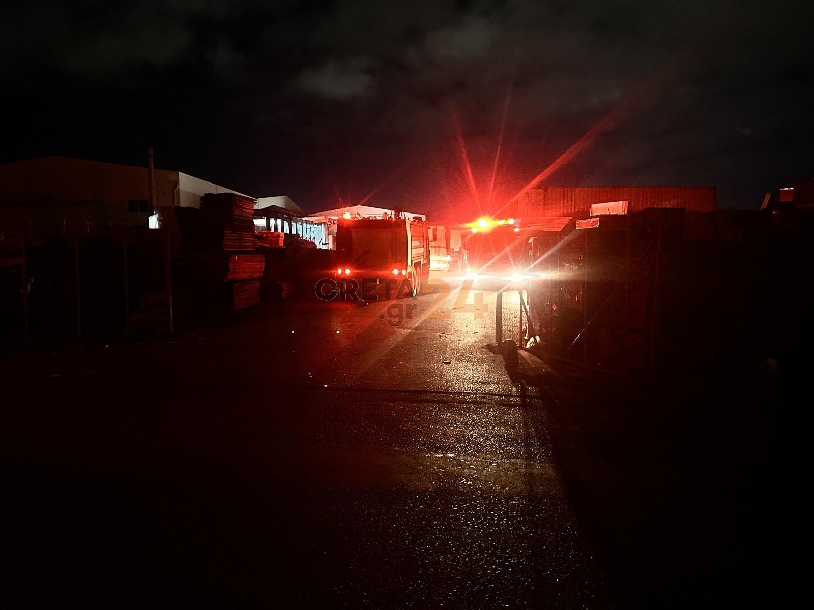 Ηράκλειο, Φωτιά,Βιομηχανική Περιοχή