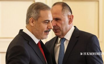 Τηλεφωνική επικοινωνία Γεραπετρίτη – Φιντάν για διμερή και περιφερειακές εξελίξεις