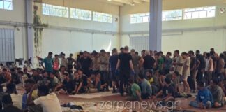 Επεισόδιο με 10 τραυματίες στον χώρο κράτησης μεταναστών στην Αγυιά