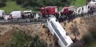 Τουρκία: Οκτώ νεκροί και 26 τραυματίες σε τροχαίο δυστύχημα με λεωφορείο στην Αττάλεια