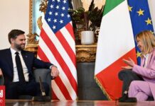 Συνάντηση Μελόνι-Βανς στο Μιλάνο: «Εργαζόμαστε με στόχο την ενίσχυση της συνεργασίας μας»