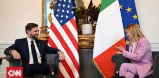 Συνάντηση Μελόνι-Βανς στο Μιλάνο: «Εργαζόμαστε με στόχο την ενίσχυση της συνεργασίας μας»
