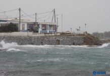 Σε κατάσταση Έκτακτης Ανάγκης δύο δημοτικές κοινότητες της Νάξου λόγω έντονων καιρικών φαινομένων