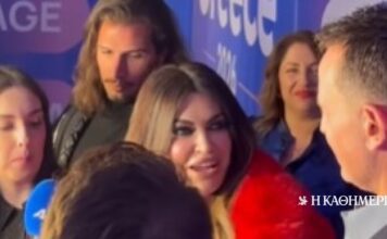 Η Κίμπερλι με Γκρενέλ στη Eurovision