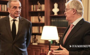 Συνάντηση Σαμαρά – Τασούλα: Πυρά του πρώην πρωθυπουργού για ελληνοτουρκικά και συνταγματική αναθεώρηση