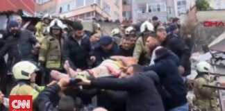 «Μάχη» στα συντρίμμια των γκρεμισμένων κτηρίων στην Κωνσταντινούπολη – Δείτε βίντεο