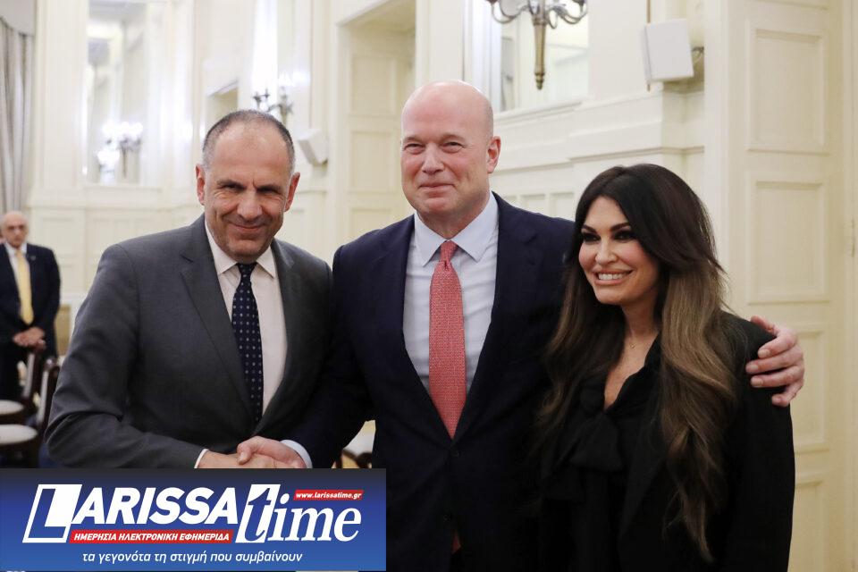 Συνάντηση Γεραπετρίτη με τον μόνιμο αντιπρόσωπο των ΗΠΑ στο NATO – Παρούσα και η Γκίλφοϊλ-1