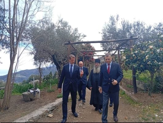 Παύλος Ντε Γκρες, Άγιον Όρος