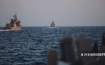 Ασκηση του Πολεμικού Ναυτικού με drones