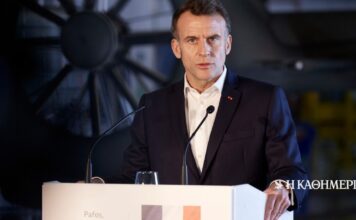Ανάρτηση Μακρόν στα ελληνικά: Εργαζόμαστε για την ασφάλεια γύρω από την Κύπρο