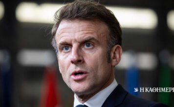 Συνάντηση Μακρόν – Δένδια στη Σούδα