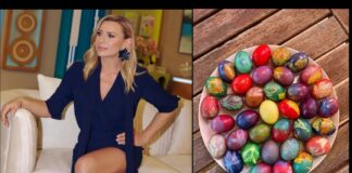 Τούλι, φύλλα, τσόφλια και ιδού το αποτέλεσμα: Η Κατερίνα Καραβάτου έφτιαξε τα πιο τέλεια πασχαλινα αυγά και όλες την ρωτάνε πως τα έκανε