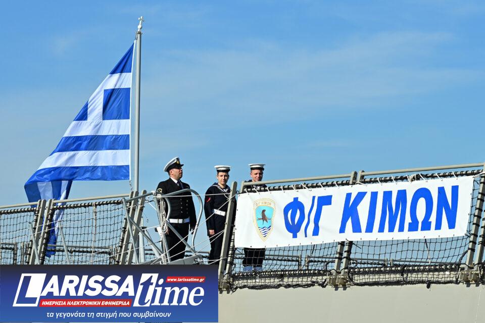 Επίσκεψη Μητσοτάκη – Μακρόν στη φρεγάτα «Κίμων»-8