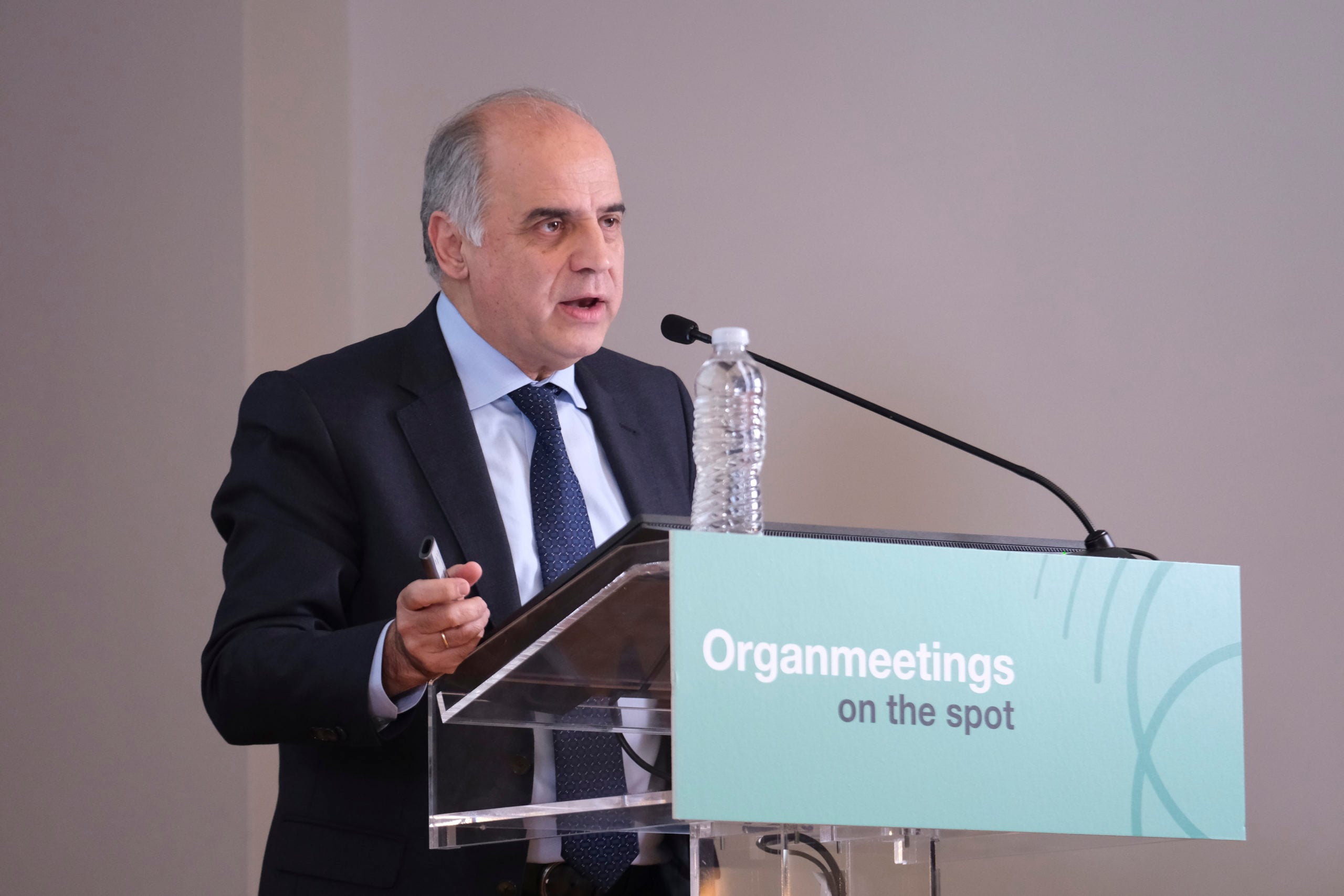 Ο κ. Γεώργιος Παπαθεοδωρίδης, Πρόεδρος του Ελληνικού Οργανισμού Μεταμοσχεύσεων.