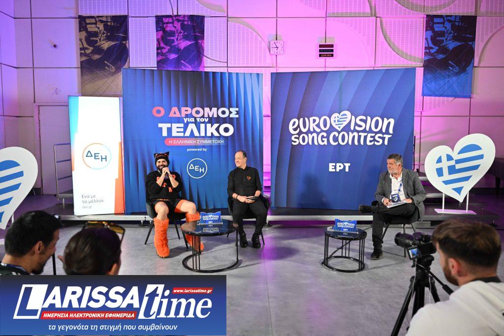 Με αισιοδοξία και όνειρα για τον 70ό Διαγωνισμό της Eurovision ο Akylas και ο Φωκάς Ευαγγελινός στην Press Day της ΕΡΤ