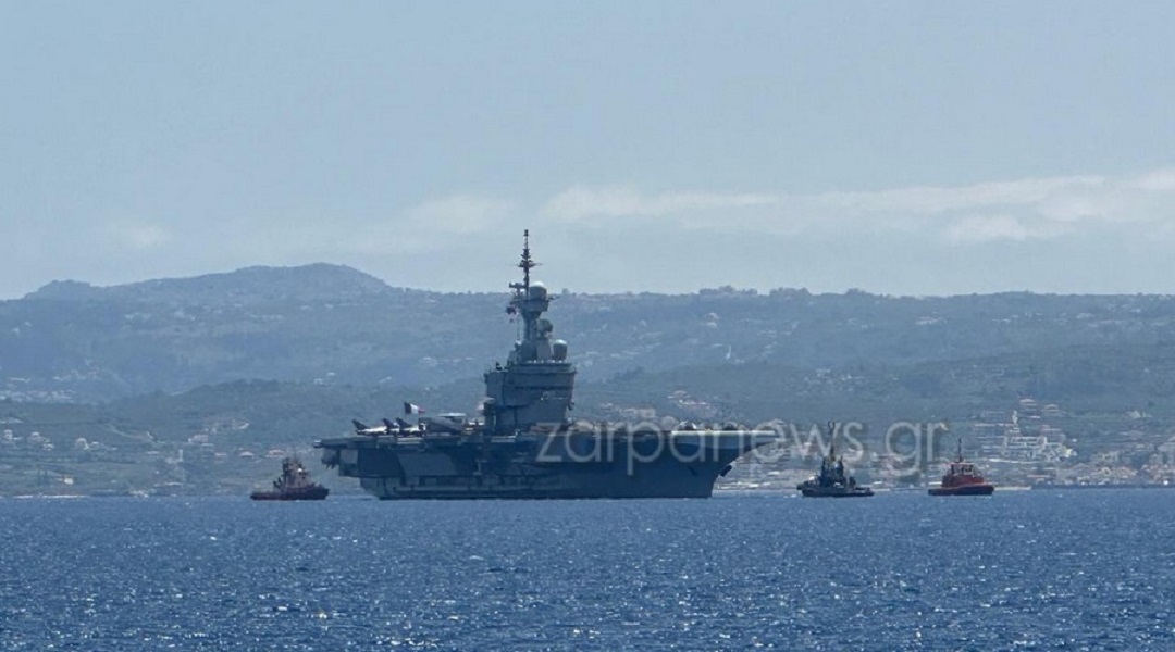 Χανιά, Σούδα, Λιμάνι, αεροπλανοφόρο «Σαρλ Ντε Γκωλ»