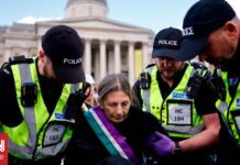 Λονδίνο: Πάνω από 200 συλλήψεις σε δράση της Palestine Action – «Σηκωτές» ηλικιωμένες διαδηλώτριες