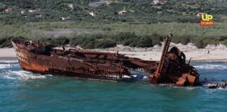 Γύθειο: Το τέλος ενός Θρύλου – Καταρρέει το εμβληματικό ναυάγιο «Δημήτριος»