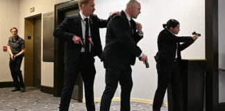 Πυροβολισμοί στο Δείπνο της Ένωσης Ανταποκριτών του Λευκού Οίκο – Απομακρύνθηκαν οι επίσημοι και ο Τραμπ