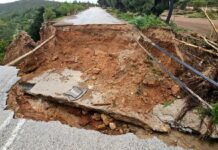 Κακοκαιρία Erminio: Καταστράφηκε ο δρόμος προς Καλλιτεχνούπολη στην Ραφήνα