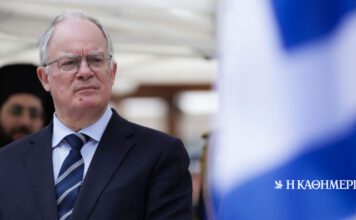 Συνάντηση Τασούλα – πρίγκιπα Αλβέρτου στο Προεδρικό Μέγαρο