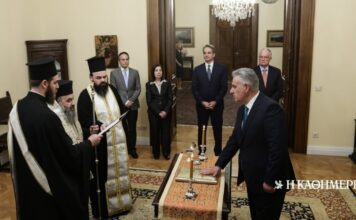 Αθ. Καββαδάς: Ορκίστηκε νέος υφυπουργός Αγροτικής Ανάπτυξης