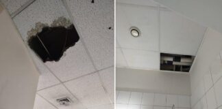 Έπεσε τμήμα οροφής σε θάλαμο ασθενών στην Ψυχιατρική Κλινική