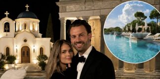Τόσο κόστισε ο γάμος Κωστοπούλου – Μέντγουελ: Όλα όσα έγιναν στη «χρυσή» τελετή