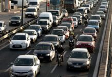 Σε «ασφυξία» ο Κηφισός και το κέντρο της Αθήνας – Μετ’ εμποδίων η κυκλοφορία στην Αττική Οδό