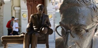 Bανδάλισαν το άγαλμα του Κωνσταντίνου Καβάφη στη Διονυσίου Αρεοπαγίτου – Έσπασαν τα γυαλιά του ποιητή