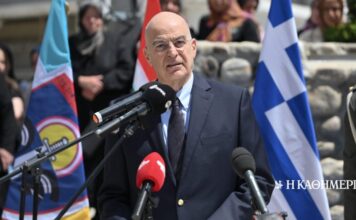 Δένδιας από Αγαθονήσι: Aναμένουμε εξηγήσεις από την Ουκρανία για το drone στη Λευκάδα