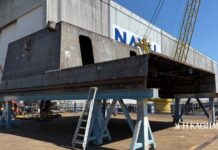 Ναυπηγεία Σαλαμίνας: Στη Γαλλία ακόμη ένα block για τη φρεγάτα FDI «Θεμιστοκλής»